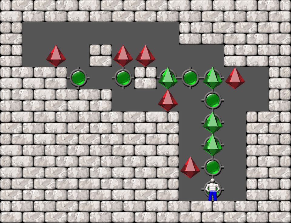 Сокобан More Bugs collections уровень 412